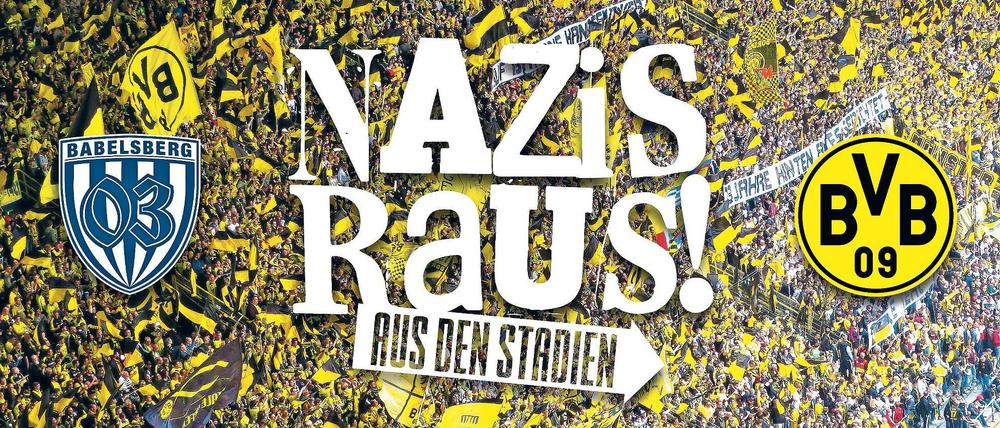 Unterstützung von überall. In zahlreichen Fußballstadien gab es am vergangenen Wochenende Solidarität für den SVB. Auch Borussia Dortmund stärkt die 03-Kampagne.