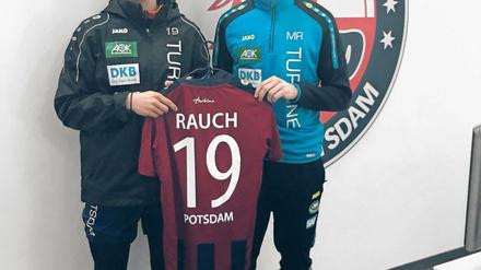 Weiterhin im Turbine-Dress. Felicitas Rauch hat ihren Vertrag beim Potsdamer Frauen-Bundesligist verlängert - zur Freude von Cheftrainer Matthias Rudolph.