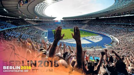 Es soll begeisternd werden. Das Berliner Olympiastadion soll während der Leichtathletik-EM zur Event-Bühne werden, auf der sich Spitzensport und Entertainment treffen.