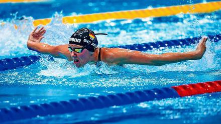 An der Spitze. Verena Schott gehört zu Deutschlands besten Para-Schwimmern.