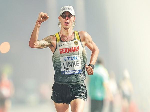 Christopher Linke trotzte der Hitze bei der Leichtathletik-WM in Doha bravourös.