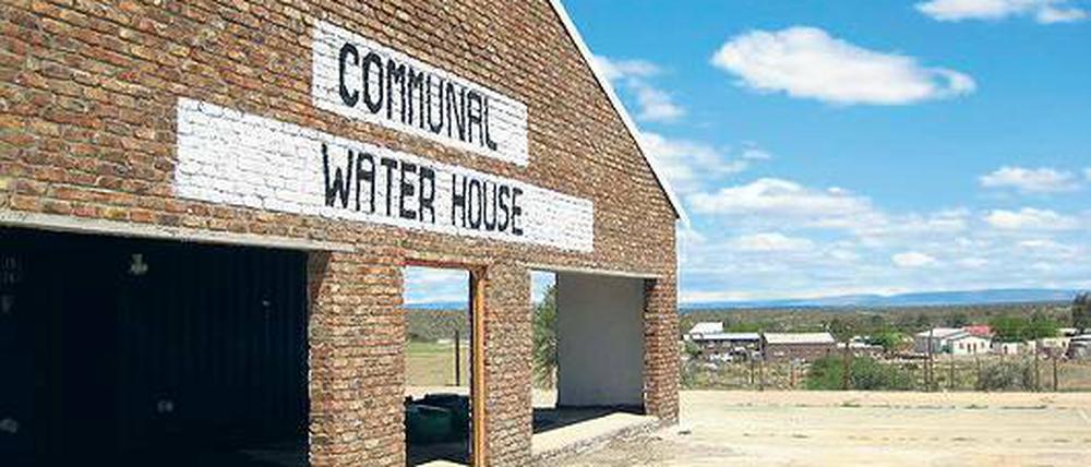 Das Wasserhaus in Jansenville.
