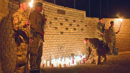 Während des Einsatzes des 22. Kontingents im Jahr 2010 waren 44 Prozent der Soldaten mit dem Tod von Kameraden konfrontiert.