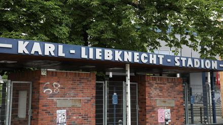 Karl Liebknecht Stadion in Babelsberg.