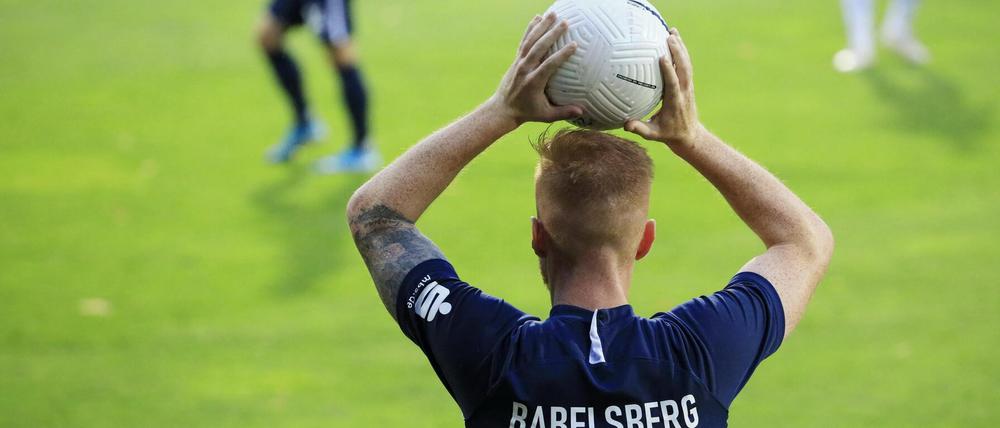 Torschütze zum 0:3 gegen Energie Cottbus: Babelsbergs Lukas Wilton.
