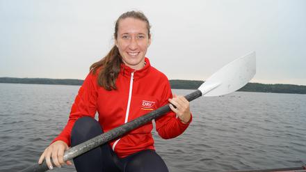 Auf dem Wasser zu Hause. Maren Völz ist Ruderin, eine sehr erfolgreiche. Sie wurde bereits Junioren-Vizeweltmeisterin und holte Gold sowie Silber bei U19-Europameisterschaften.