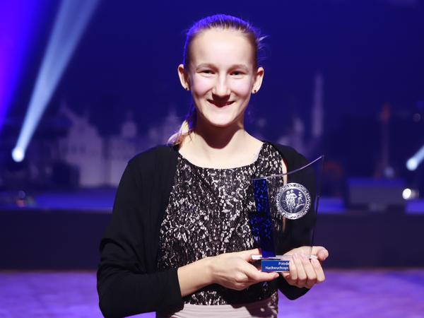 Beim Stadtsportball wurde Mila Fischer als Potsdams Nachwuchssportlerin des Jahres 2019 in der Kategorie U14 gekürt. 