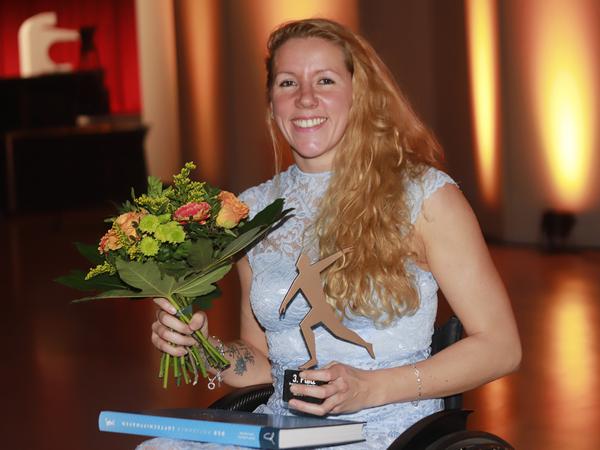 Para-Schwimmerin Verena Schott wurde dieses Jahr Weltmeisterin und knackte Weltrekorde.