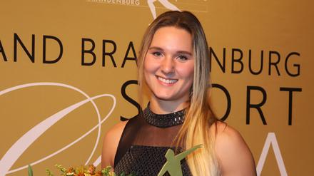 Neue Herausforderung. Brandenburgs Sportlerin des Jahres 2018, Lisa-Marie Buckwitz, ist nun Frontfrau im Schlitten.
