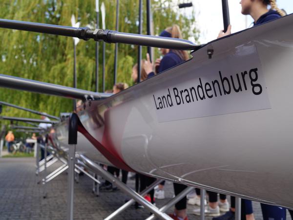 Geld- und zugleich Namensgeber. Das neue Boot heißt "Land Brandenburg".