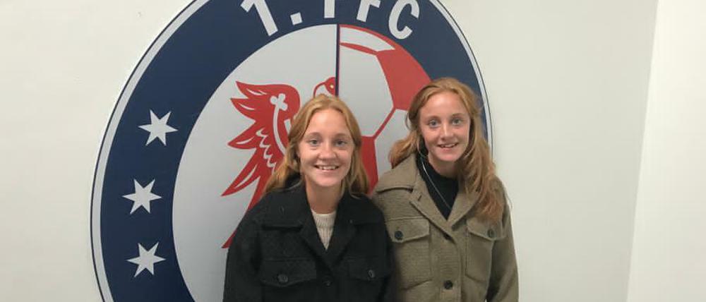 Sie verteidigen künftig für Turbine Potsdam. Sara und Karen Holmgaard aus Dänemark wechseln im kommenden Jahr in die Bundesliga. 