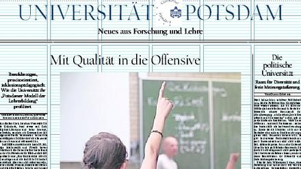 Sonderbeilage Universität Potsdam 17. November 2018.