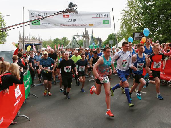 Der rbb-Lauf ist beliebt - stets über 2000 Teilnehmer erreichten in den Vorjahren das Ziel. 