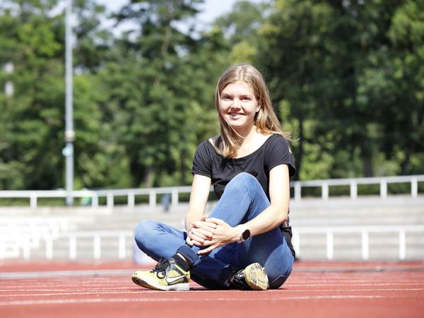 Debütantin. Saskia Feige absolviert ihre erste Weltmeisterschaft bei den Erwachsenen.