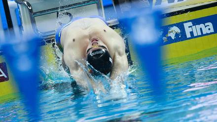 Aushängeschild. Christian Diener vertritt Potsdam bei der Schwimm-Weltmeisterschaft in Südkorea. 