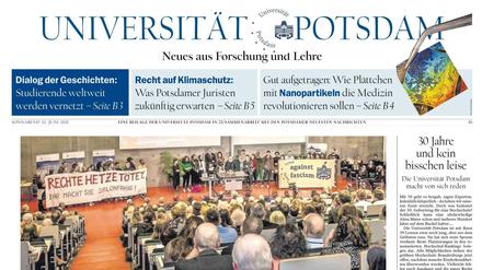 Die Beilage der Universität Potsdam und der PNN.