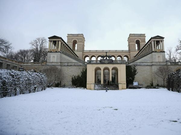 Das Belvedere auf dem Pfingstberg ist auch ohne Turmbläser einen Besuch am 1. Januar wert. 