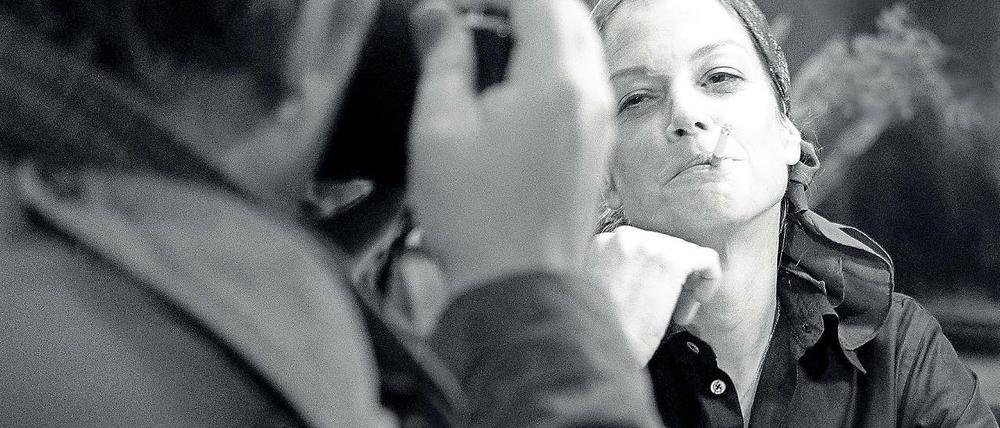 Volltreffer. Das Foto von Marie Bäumer als Romy Schneider hat Peter Hartwig während einer Probe von „3 Tage in Quiberon“ geschossen. Es wurde zum Plakatmotiv des Films.