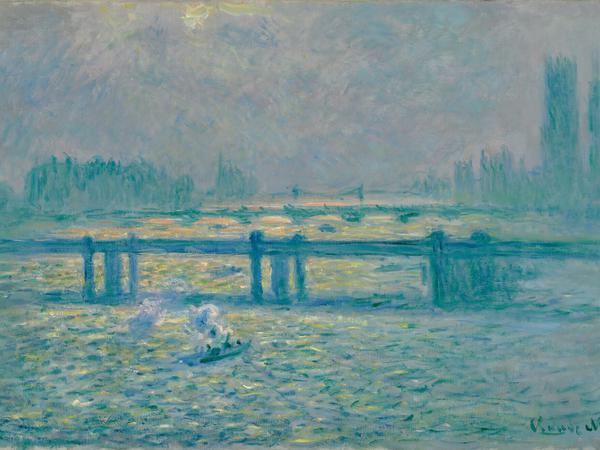 Monet, Charing Cross Bridge, Reflektionen auf der Themse, 1899-1904, The Helen and Abram Eisenberg Collection