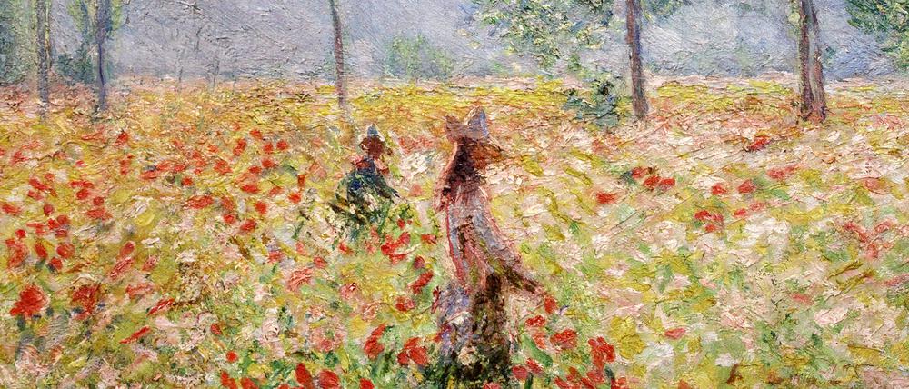 Das Bild "Unter den Pappeln" von Claude Monet war 2017 im Museum Barberini zu sehen.