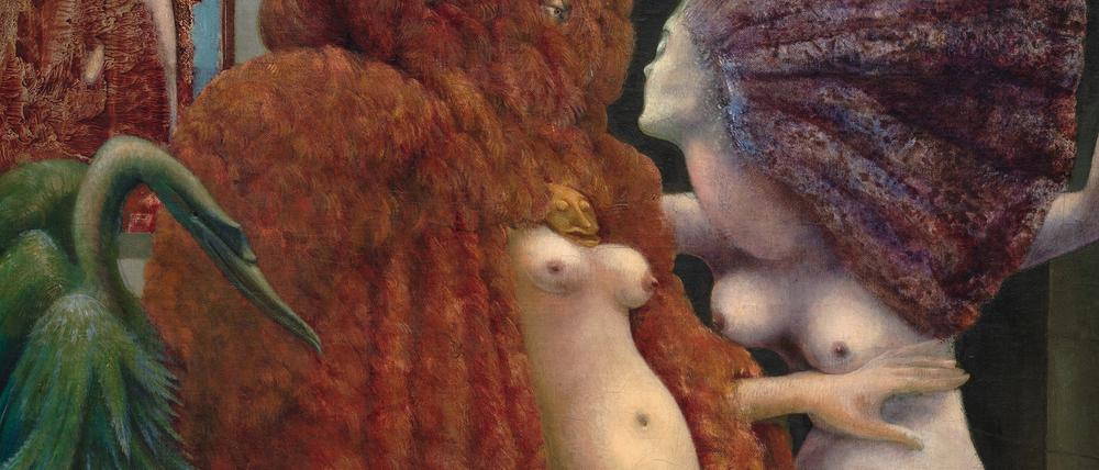 Bald im Museum Barberini: Der Surrealist Max Ernst und sein Gemäld "Die Einkleidung der Braut" von 1940. 