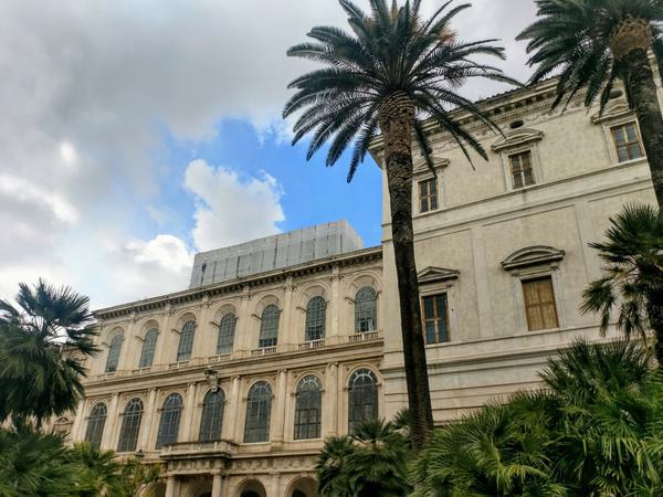Das originale Palais Barberini in Rom.