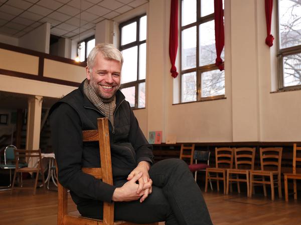 Andreas Hueck, Kuenstlerischer Leiter des Poetenpacks. 