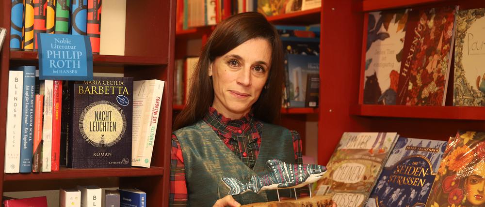 Maria cecilia Barbetta ist eine der prominenteren Lit:Potsdam Gäste. Für ihren Roman "Nachtleuchten" hat sie den Preis "Der Kleine Hei" erhalten. 