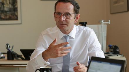 Marko Köhler (SPD), seit 1. April 2022  Landrat von Potsdam-Mittelmark.