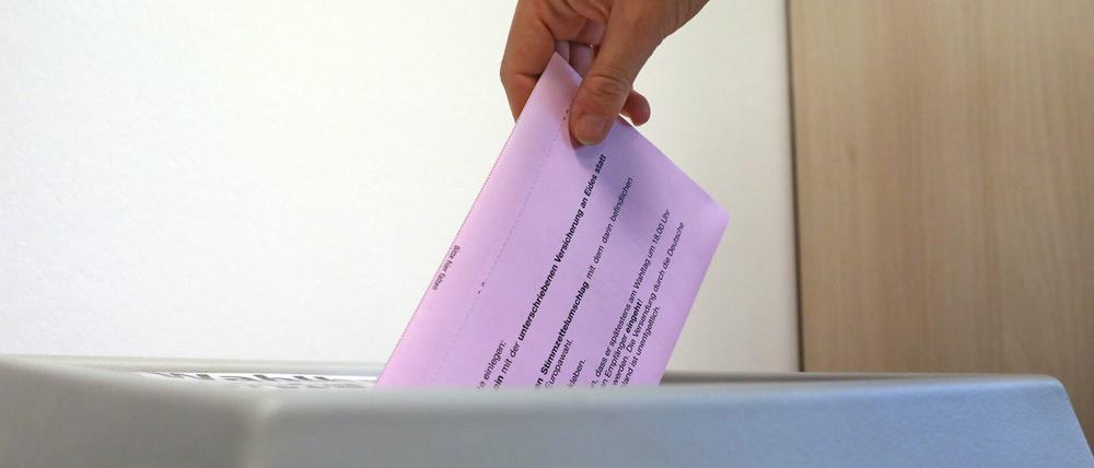 Die Wahllokale in Potsdam-Mittelmark haben von 8 bis 18 Uhr geöffnet.
