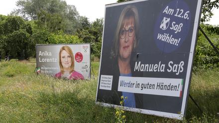 Am Sonntag ist Stichwahl zwischen der amtierenden Bürgermeisterin Manuela Saß (CDU) und Anika Lorentz (parteilos).