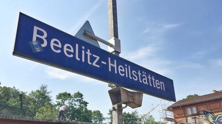 Der Bahnhof Beelitz-Heilstätten.