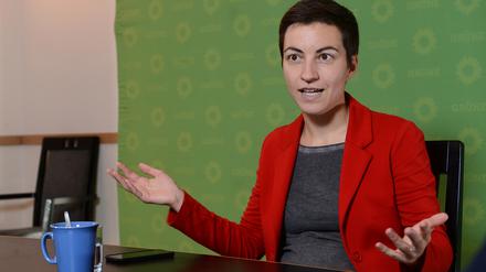Franziska Maria „Ska“ Keller (Grüne) ist Spitzenkandidatin der Grünen für die Europawahl.