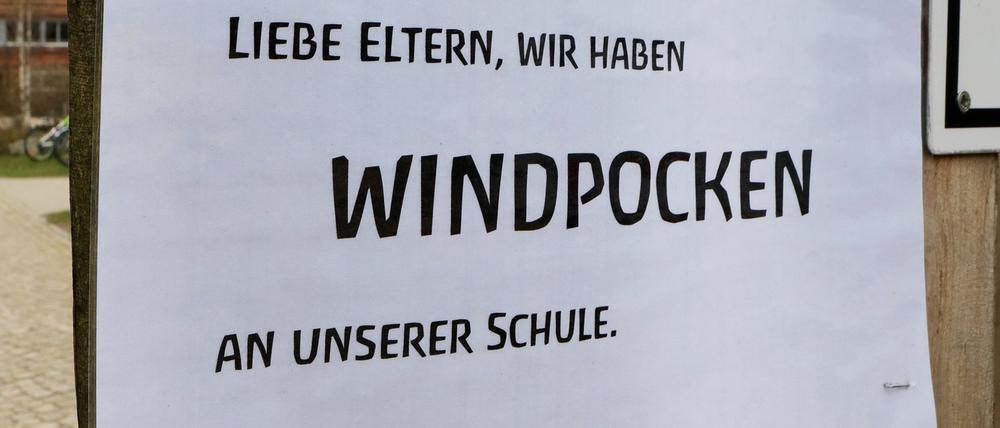 An der Waldorfschule Kleinmachnow hat es im März dieses Jahres ebenfalls Windpocken gegeben. 