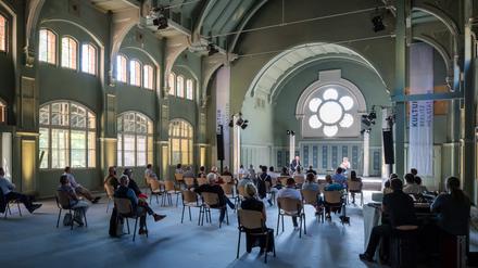 Kulturprogramm Beelitz-Heilstätten im ehemaligen Männersanatorium.