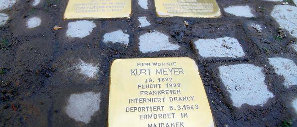 Europaweite Aktion. In vielen Städten erinnern Stolpersteine, verlegt vom Künstler Gunter Demnig, an deportierte Juden. In Werder gibt es indes auch andere Vorschläge für ein würdiges Gedenken .
