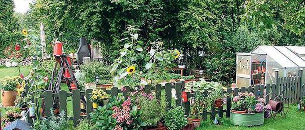 Aufgeräumt. Die Teltower Altstadtbewohner laden in ihre Gärten ein.