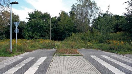 Vorbereitet. Noch führt die südöstliche Abfahrt vom Kreisverkehr Saganer Straße in Teltow ins Grüne. Hier soll nach dem Willen der Kommunen Teltow und Stahnsdorf einmal die sogenannte Biomalzspange eine schnelle Verbindung zwischen den beiden Gewerbegebieten ermöglichen.