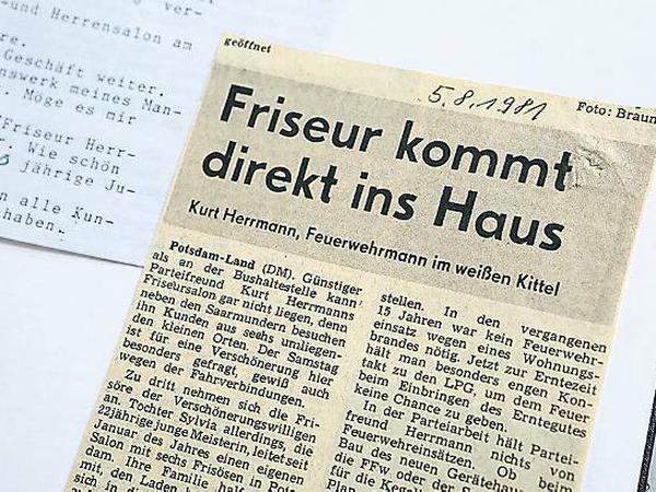 Werbung für "Verschönerungswillige" zu DDR-Zeiten.