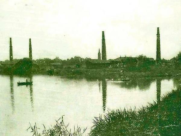 Im 19. Jahrhundert erblühte in Werder die Industrie. 