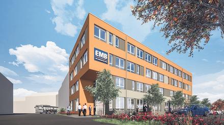Ende 2020 sollen die EMB-Mitarbeiter in die neue Zentrale in Michendorf ziehen. 