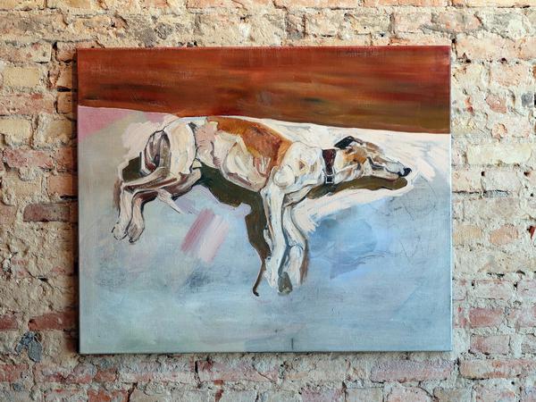 Rawad Atfehs von Lucian Freud inspirierter Hund.