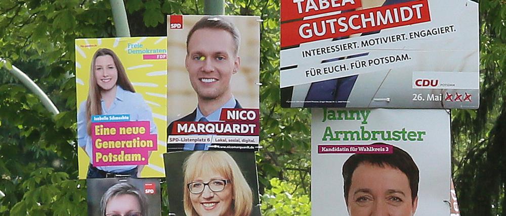Die Linke will, dass es so - wie hier zum Kommunalwahlkampf in Potsdam - in Werder nicht aussieht.