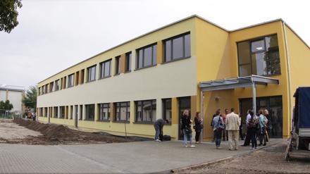 Der Neubau an der Grundschule Carl von Ossietzky ist 2017 eröffnet worden. Trotzdem braucht Werder künftig zusätzliche Räume für bis zu 18 Klassen.