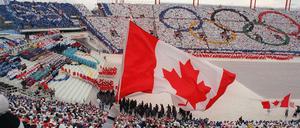 Eröffnungsfeier der Olympischen Winterspiele 1988 in Calgary