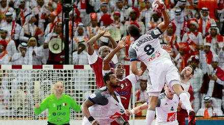 Ganz oben. Frankreich mit Daniel Narcisse ist wieder Handball-Weltmeister.