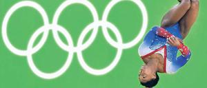 Vorbild einer neuen Generation. Die US-Amerikanerin Simone Biles gewann in Rio vier Goldmedaillen.