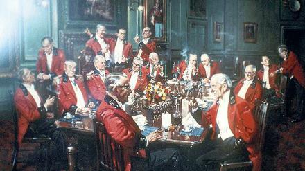 Zwischen Geschäft und Vergnügen. Schon die britischen Gentlemen’s Clubs dienten neben der Kontaktpflege auch dem Zeitvertreib. 