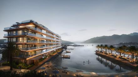 Porto Montenegro in der Bucht von Kotor bietet Anlegemöglichkeiten für Vermögende.